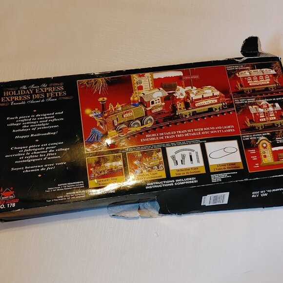 2008 New Bright The Holiday Express Animated Train Set No. 178 - Picture 4 of 15